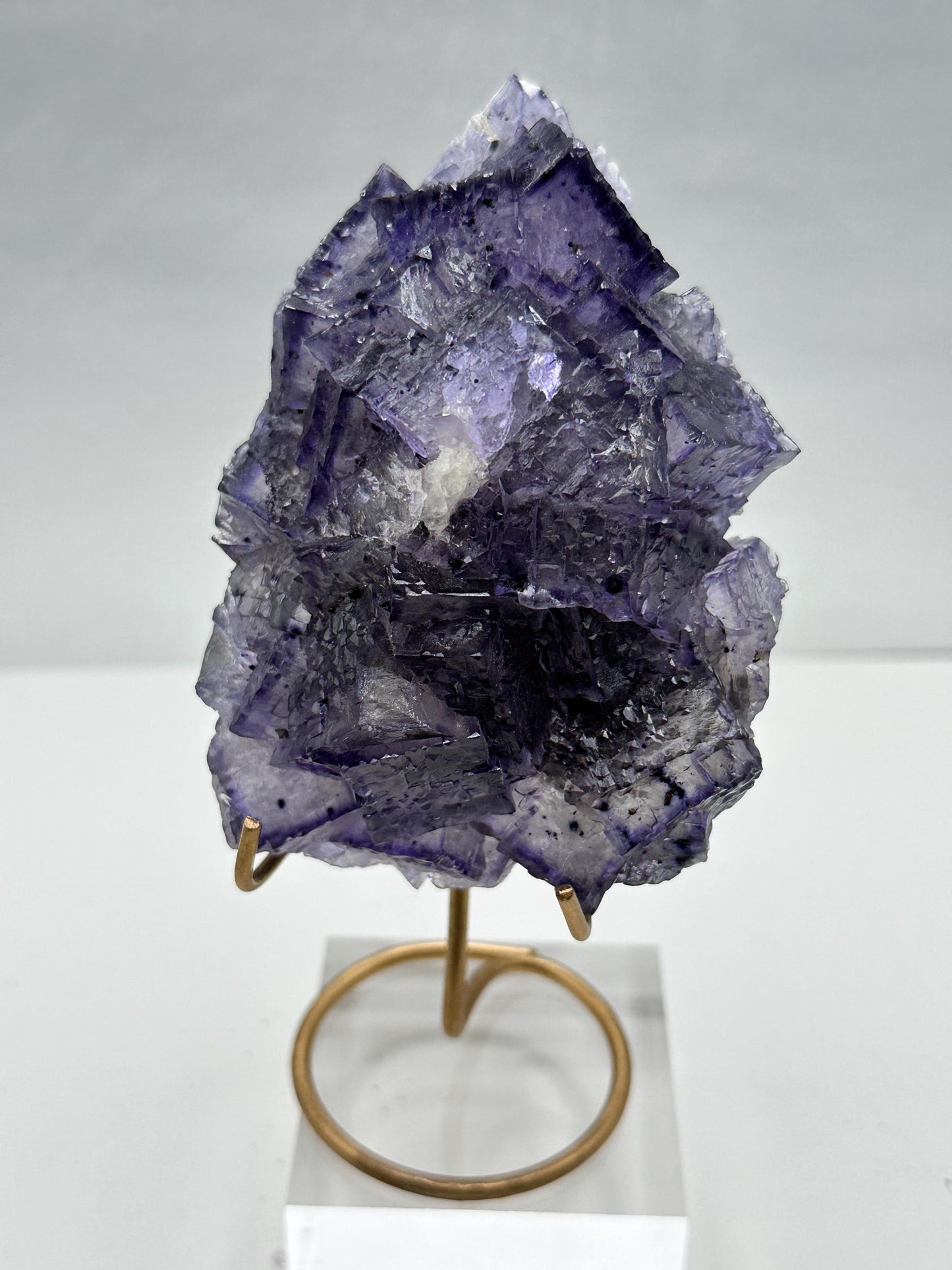 Large Fluorite Crystals on Sphalerite, Gordonsville Mine, Elmwood, Tennessee