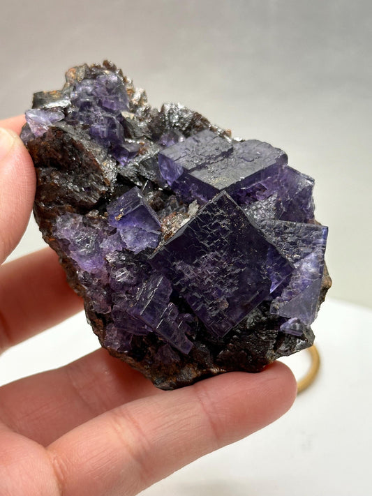 Fluorite with Sphalerite Gordonsville-Elmwood Mine, Tennessee
