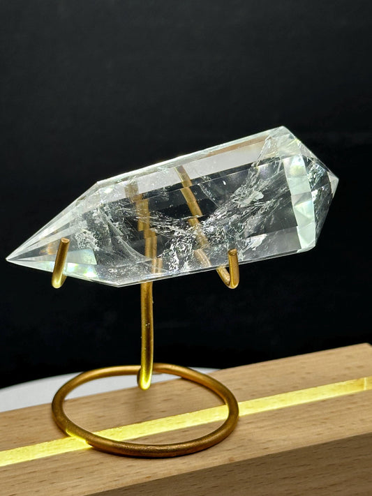 Crystal Clear Quartz Vogel – 12-Sided Brazilian Healing Wand for Meditation