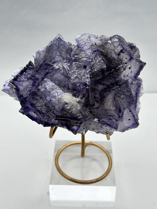 Large Fluorite Crystals on Sphalerite, Gordonsville Mine, Elmwood, Tennessee