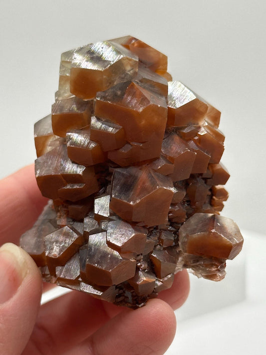Red Pagoda Calcite Mineral specimen