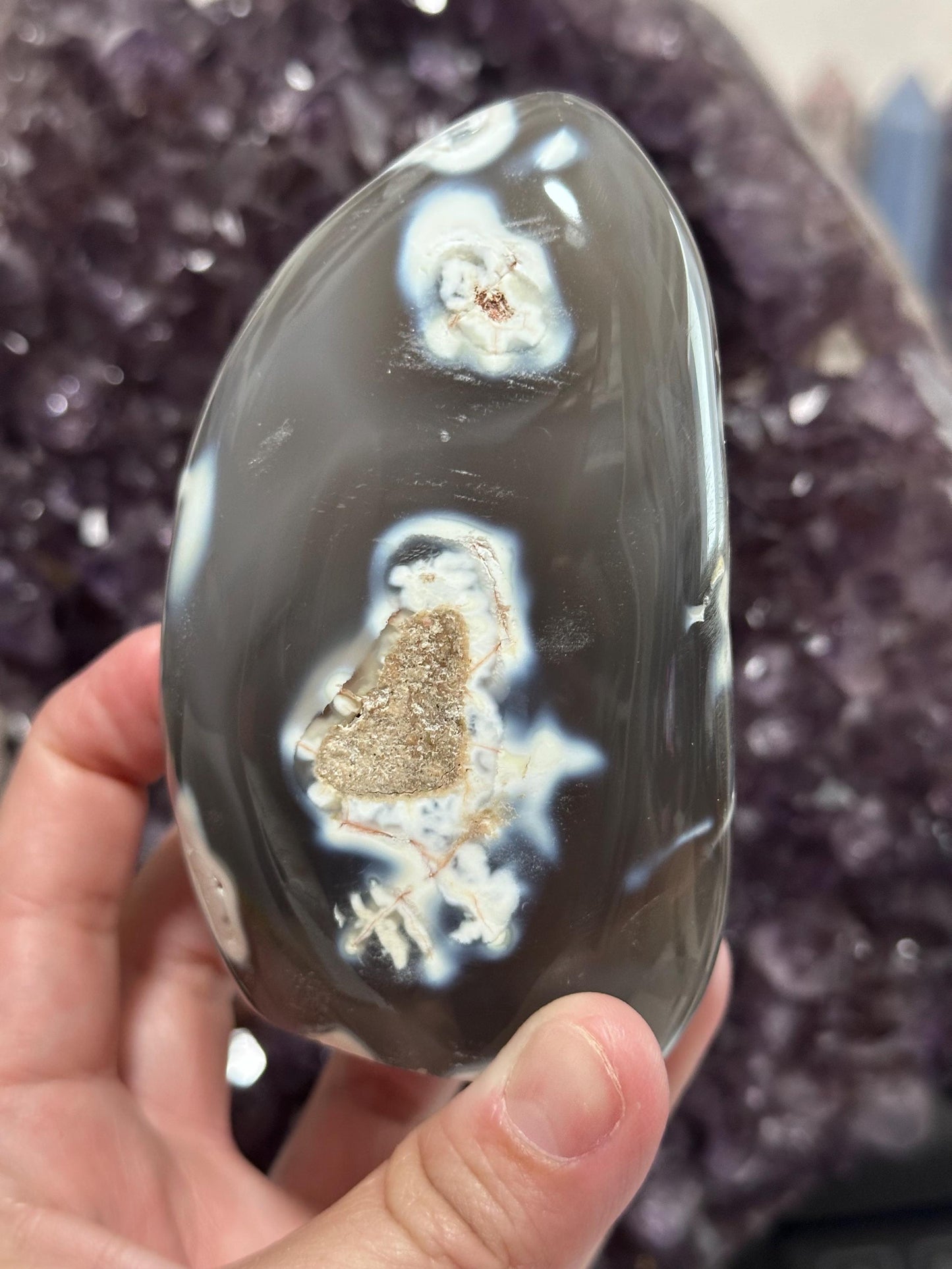 Orca Agate Freeform