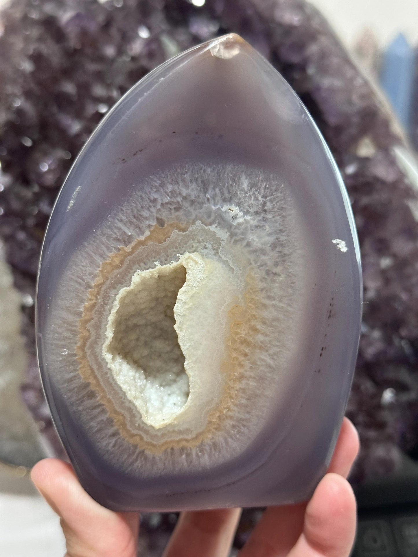 Lavender Agate Freeform, Brazil
