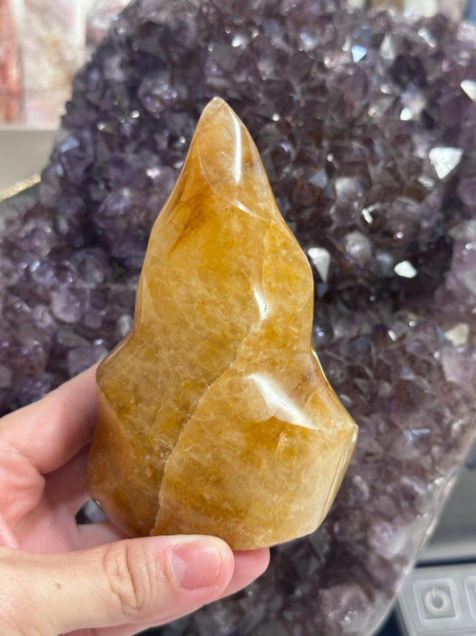 Golden Healer crystal flame