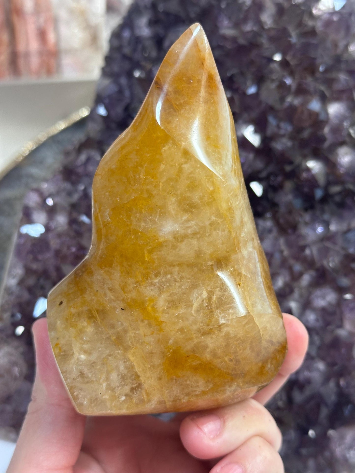 Golden Healer crystal flame