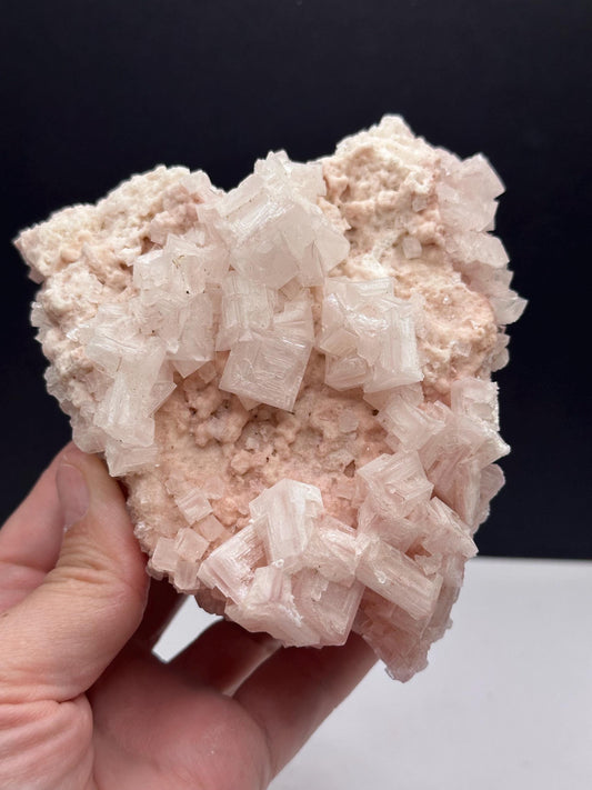 Pink Halite Crystal Mineral Specimen, Searles Lake San Bernardino, ca