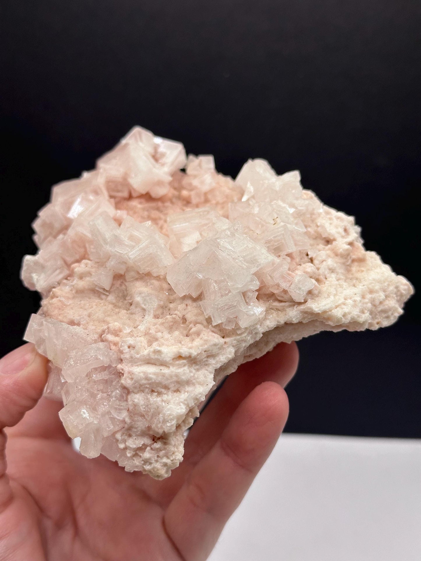Pink Halite Crystal Mineral Specimen, Searles Lake San Bernardino, ca
