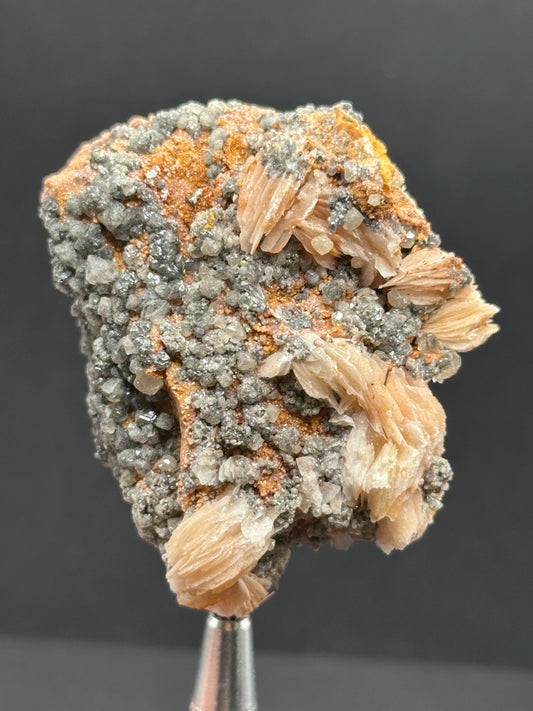 Cerussite, Barite & Galena, Mibladen, Morocco