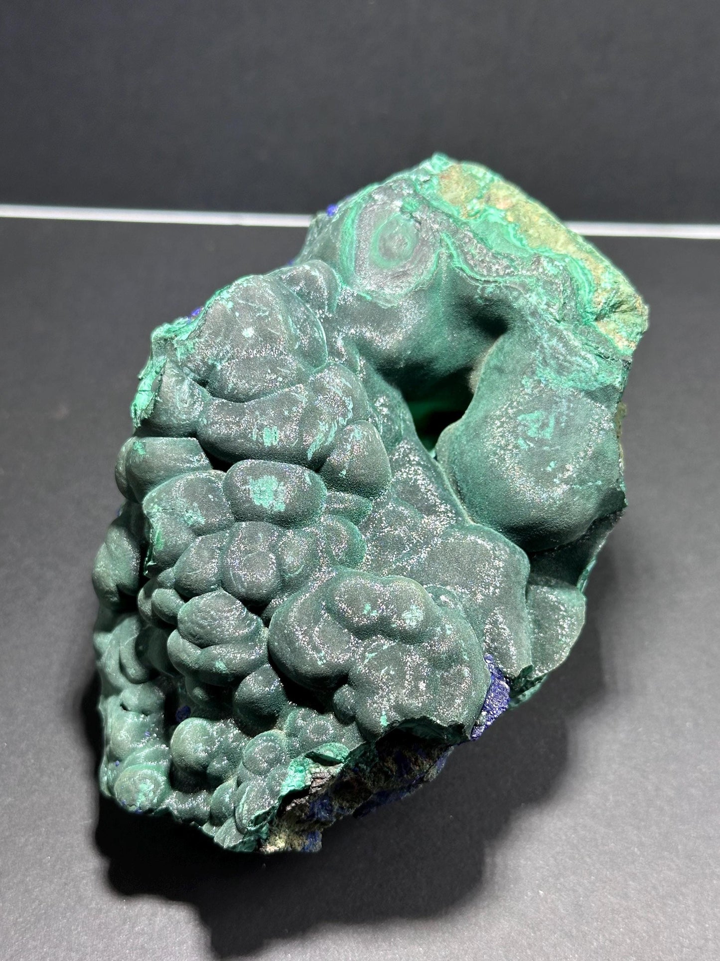 XL Azurite, Botryoidal Malachite, mineral specimen, Liufengshan Mine, China
