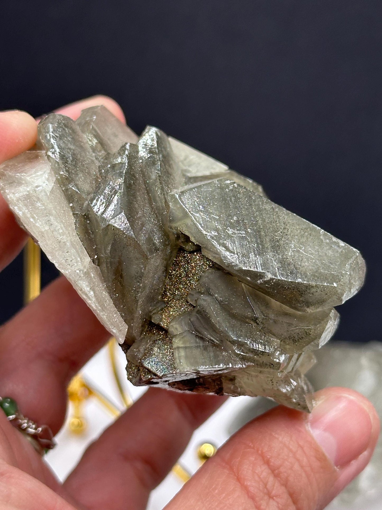 Natural Benz Calcite Crystal – Raw Mineral Specimen for Collectors