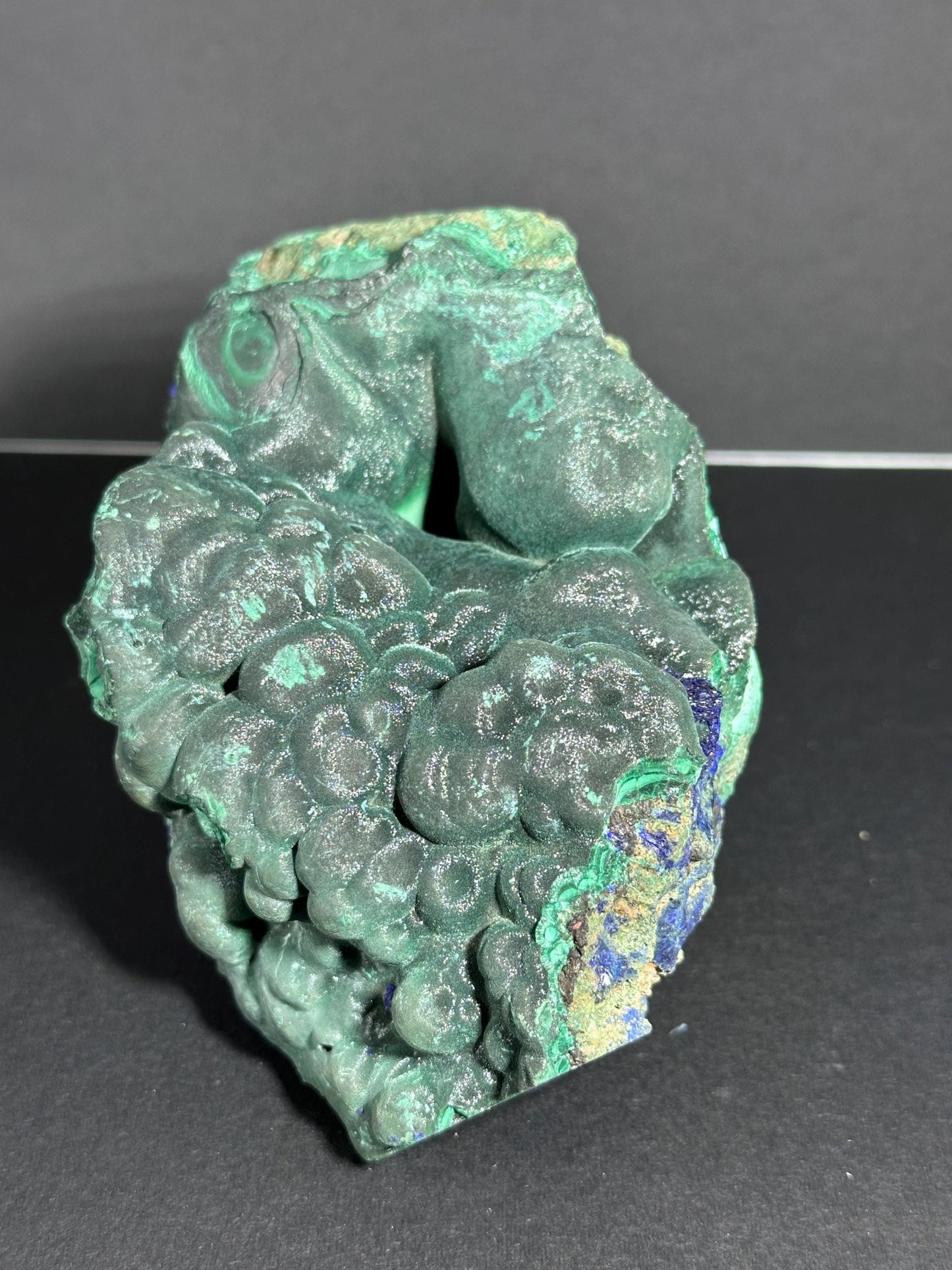 XL Azurite, Botryoidal Malachite, mineral specimen, Liufengshan Mine, China